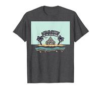 Life is Short Buy The Beach House Coastal Dream T-Shirt, Men, Dark Heather Grey, 5XL