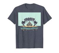 Life is Short Buy The Beach House Coastal Dream T-Shirt, Men, Heather Blue, 4XL