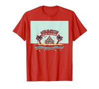Life is Short Buy The Beach House Coastal Dream T-Shirt, Men, Red, M