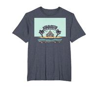 Life is Short Buy The Beach House Coastal Dream T-Shirt, Men's Big and Tall, Heather Blue, 2X Tall
