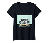 Life is Short Buy The Beach House Coastal Dream V-Neck T-Shirt, Women, Black, XL