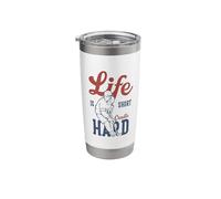 Life is Short Cradle Hard Stainless Steel Insulated Tumbler