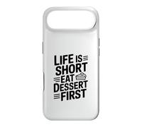 Life is Short Eat Dessert First Funny Foodie Quote Case for iPhone Air