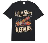 Life is Short Eat More Kebabs Kebab Lover Comfort Colors Adult Heavyweight T-Shirt