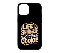 Life Is Short Eat the Cookie Cookies Baking Foodie Case for iPhone 12/12 Pro