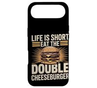 Life Is Short Eat The Double Cheeseburger Burger Lover Case for iPhone Air
