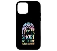 Life Is Short Go To The Public Library Bohemian Rainbow Boho Case for iPhone 12 mini