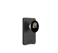Life Is Short Make It Colorful Art Teacher Groovy PopSockets PopWallet for MagSafe