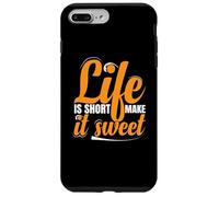 Life Is Short Make it Sweet Positive Inspirational Message Case for iPhone 7 Plus/8 Plus