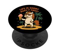 Life Is Short Make It Sweet Unicorn PopSockets Adhesive PopGrip