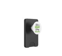 Life Is Short Play Pickleball PopSockets PopWallet for MagSafe