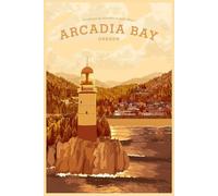 Life Is Strange Arcadia Bay Travel Sunset Journal: Notebook, Size 6x9 inches-compact and portable, Glossy Cover with 110 Lined Pages, perfect for writing, planning, brainstorming, and more.