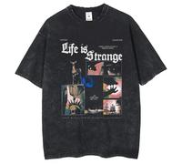 Life is Strange Inspired Tee | This Action Will Have Consequences Butterfly Graphic, Max & Chloe (3,XXL)