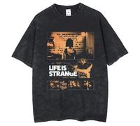 Life is Strange Inspired Tee | This Action Will Have Consequences Butterfly Graphic, Max & Chloe (6,XXL)