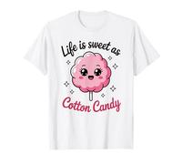 Life is Sweet As Cotton Candy I Love Cotton Candy T-Shirt
