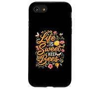 Life is Sweet Keep Bees Beekeeper Honey Bee Lover Case for iPhone SE (2020) / 7 / 8