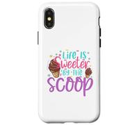 Life is Sweeter by the Scoop Case for iPhone X/XS