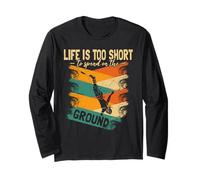 Life is Too Short Retro Cliff Diving Long Sleeve T-Shirt