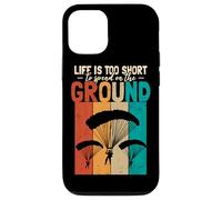 Life Is Too Short Retro Sky Diving Case for iPhone 12/12 Pro
