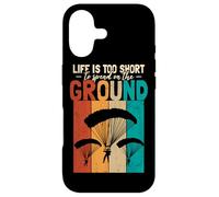 Life Is Too Short Retro Sky Diving Case for iPhone 17