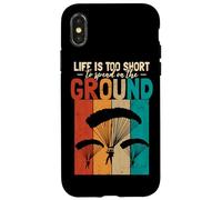 Life Is Too Short Retro Sky Diving Case for iPhone X/XS