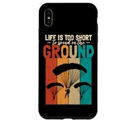 Life Is Too Short Retro Sky Diving Case for iPhone XS Max