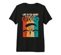 Life is Too Short Retro Sky Diving Premium T-Shirt