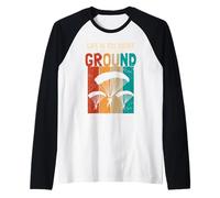 Life is Too Short Retro Sky Diving Raglan Baseball Tee