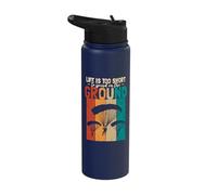 Life is Too Short Retro Sky Diving Stainless Steel Insulated Water Bottle