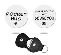 Life is Tough But So Are You Gift Pocket Hug for Best Friend Birthday Gifts for Boyfriend Girlfriend Get Well Soon Gifts for Women Men Anniversary Bday Gifts for Husband Wife Gifts for Brother Sister