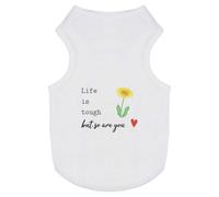 'Life Is Tough' Pet Dog/Cat T-Shirt (PT00152607)