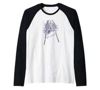 Life is Tweet, Budgie, Birds, Animals, Nature, Love Raglan Baseball Tee