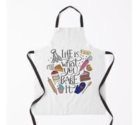 Life Is What You Bake It Baking And Dessert Lover Design Grill Aprons for Kitchen BBQ Chef