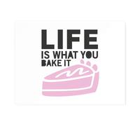 Life Is What You Bake It Chopping Board