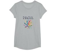 Life Isnt About Being This Perfect Colorful Crayon Art T-Shirt, Girls, Heather Grey, XS