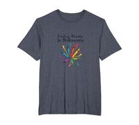 Life Isnt About Being This Perfect Colorful Crayon Art T-Shirt, Men's Big and Tall, Heather Blue, 6X Tall