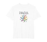 Life Isnt About Being This Perfect Colorful Crayon Art T-Shirt, Men's Big and Tall, White, 6X Tall