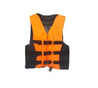Life Jacket Adult, Adjustable Buoyancy Jacket Waterproof Float Jacket Unisex, Buoyancy Aids Adults, Swim Vest with Pockets And Crotch Strap for Paddleboarding Kayaking Fishing Watersports,Orange,XXL