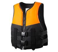 Life Jacket Adult Buoyancy Aid, Swim Vest 50N Kids Women Men for Water Sports Kayaking Pool Paddle Board Boating Fishing Canoeing (Orange, L)