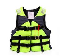 Life Jacket Adult, Buoyancy Vest with Crotch Strap & Whistle, Waterproof Float Jacket for Watersports, Buoyancy Vest with Safety Buckles for Paddleboarding Kayaking Fishing Sailing (Green)