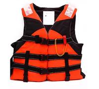 Life Jacket Adult, Buoyancy Vest with Crotch Strap & Whistle, Waterproof Float Jacket for Watersports, Buoyancy Vest with Safety Buckles for Paddleboarding Kayaking Fishing Sailing (Orange)