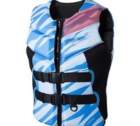 Life Jacket Adult Large Buoyancy Vest for Water Sports, Kayaking Buoyancy Assist Jacket, Paddle Surf Snorkeling Vest Rafting Rescue Adjustable Waist(Blue,3XL)
