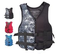 Life Jacket, Adult Life Jacket, Buoyancy Aid Snorkeling Vest, Buoyancy Aid Safety Jacket, for Snorkeling, Kayaking, Outdoor Water Sports,Black,M