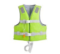 Life Jacket Adult, Swim Vest Adult, Unisex Swimming Training Flotation Buoyancy Swimsuit with Adjustable Safety Straps & Buckle Waistcoat Lifejacket for Kayaking Beach Play Snorkeling (Green, L)