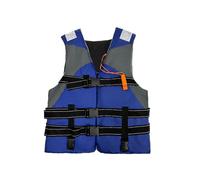 Life Jacket Adult, Unisex Swim Life Vest for Fishing, Buoyancy Aid Float Devices with Crotch Strap & Whistle, Buoyancy Vest with Safety Buckles for Paddleboarding, Kayaking, Sailing (Blue, S)