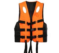 Life Jacket Adult With Whistle & Adjustable Safety Straps, Buoyancy Aids Adults, Unisex Swim Vest Adult for Kayaking, Fishing, Sailing, Surfing, Boating (Orange, M)
