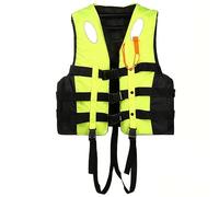 Life Jacket Adult With Whistle & Adjustable Safety Straps, Buoyancy Aids Adults, Unisex Swim Vest Adult for Kayaking, Fishing, Sailing, Surfing, Boating (Green, S)