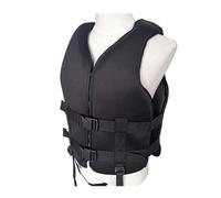 Life Jacket for Adults, Adjustable Buoyancy Aid Swim Vest - 75N, Inner Pocket, Ideal for SUP, Kayaking, Snorkeling, Swimming, Water Sports(black,L)