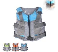 Life Jacket for Adults, Adjustable Buoyancy Vest for Water Sports, Boating, Fishing & Surfing, Comfortable & Secure Flotation Aid for Men & Women, Ideal for Kayaking,Water Adventures (Blue, S/M)