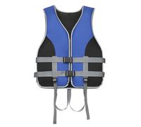Life Jacket for Adults and Children, Adjustable Life Jacket, Buoyancy Aid, Universal Snorkeling Vest with Reflective Stripes and Whistle, Safety Jacket, Buoyancy Aid for SUP,Blue,XL